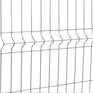 3D pagar Panel jala kawat lasan 4X4 melengkung 2m X 3m 1/2X3 Sl82 Panel jala kawat lasan