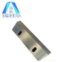 Lames de broyeur en plastique personnalisables de haute qualité 55-60 HRC, longue durée de vie, pour machine de recyclage