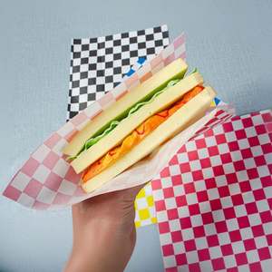 Papel Encerado Antigrasa con Logotipo Personalizado, Papel para Envolver Alimentos, Papel para Envolver Hamburguesas con Logotipo Impreso para Restaurantes - Product Image 6