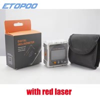 Inclinomètre USB Rapporteur Numérique Laser 360 Niveaux Détecteur d'Angle Haute Précision Goniomètre Magnétique Outils de Mesure d'Inclinaison