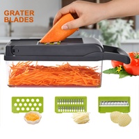 TOALLWIN Keukenhulpjes Gadget Salade Snijder Box Mandoline Snijder Groentesnijder Aardappel Ui Snijder Mandoline Groentesnijder
