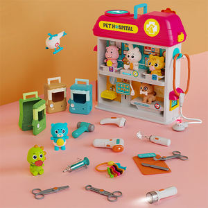 Juego de Médicos de Familia de alta calidad, juguetes de plástico para juego de simulación, herramientas médicas para niños, kits de Juguetes - Product Image 5