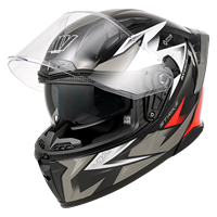 Casque Moto Intégral Modulable Personnalisé Hommes Femmes avec Grand Spoiler