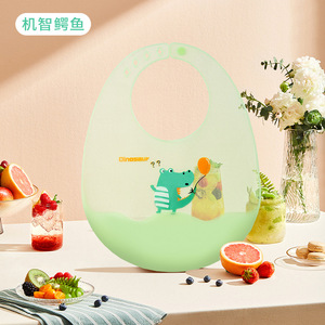 ผ้ากันเปื้อนเด็กซิลิโคนกันน้ําอาหารเสริมถุงข้าวเด็กฤดูร้อนบางเฉียบถุงน้ําลายเด็กผ้ากันเปื้อนโปร่งใส - Product Image 4