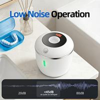 Portable Electric Ultrasonic Jewelry Glasses Tooth Cleaner Timer Professional Household Washing Machine Cleaner 650ml Capacity