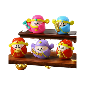 2026 estilo <span class=keywords><strong>chino</strong></span> adornos del zodiaco de la suerte <span class=keywords><strong>Año</strong></span> Nuevo Dios de la riqueza estatua muñeca Feng Shu figurita escultura juguete artesanía regalos conjuntos - Product Image 1