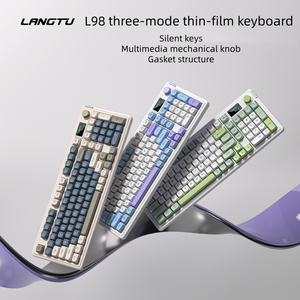 Clavier sans fil et filaire LangTu L98 à trois modes, haute qualité, pour jeux et bureau, touches silencieuses, en stock - Product Image 3