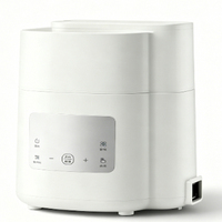 Preparador de Comida para Bebés, Vaporizador y Licuadora Combinados, Procesador de Purés con Cocción Automática y Pantalla Táctil Digital