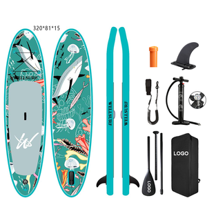 ผลิตบอร์ดยืนพายแบบเป่าลม ขนาด 335 ซม. 11 ฟุต รุ่น RED COCONUT PALM SUP Paddle - Product Image 6