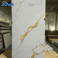 Panneau décoratif en PVC UV, résistant aux rayures, à l'humidité, à la moisissure et au feu, pour la décoration intérieure