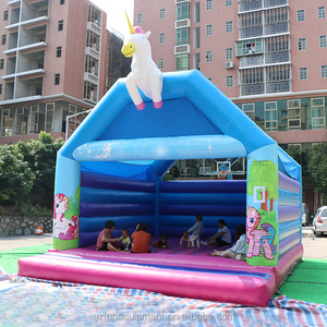 Château gonflable combiné de licorne en forme de dôme, pour enfants et adultes, bon marché, Promotion, <span class=keywords><strong>2020</strong></span> - Product Image 6