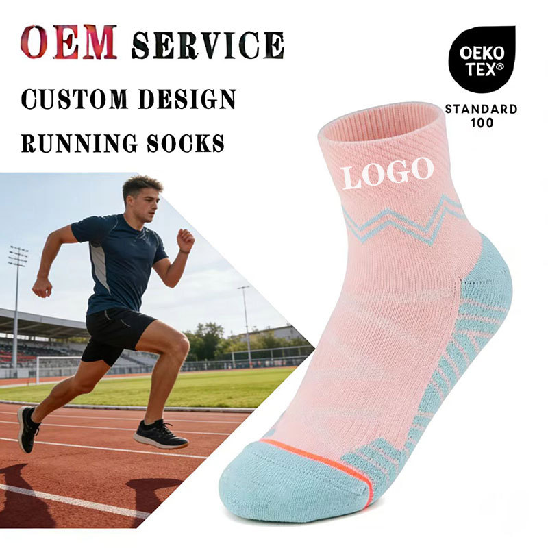 Custom Logo Cotton Socks Crew Sport