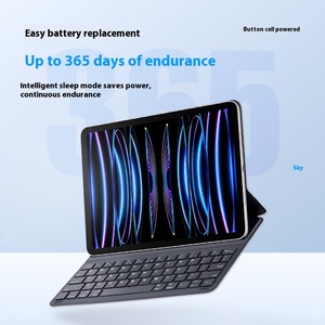 Teclado mágico BT inalámbrico con estilo de batería de botón para iPad Pro de 11 pulgadas y iPad Air 4/5/6 10th/11th Gen 10,9 pulgadas con teclado - Product Image 4
