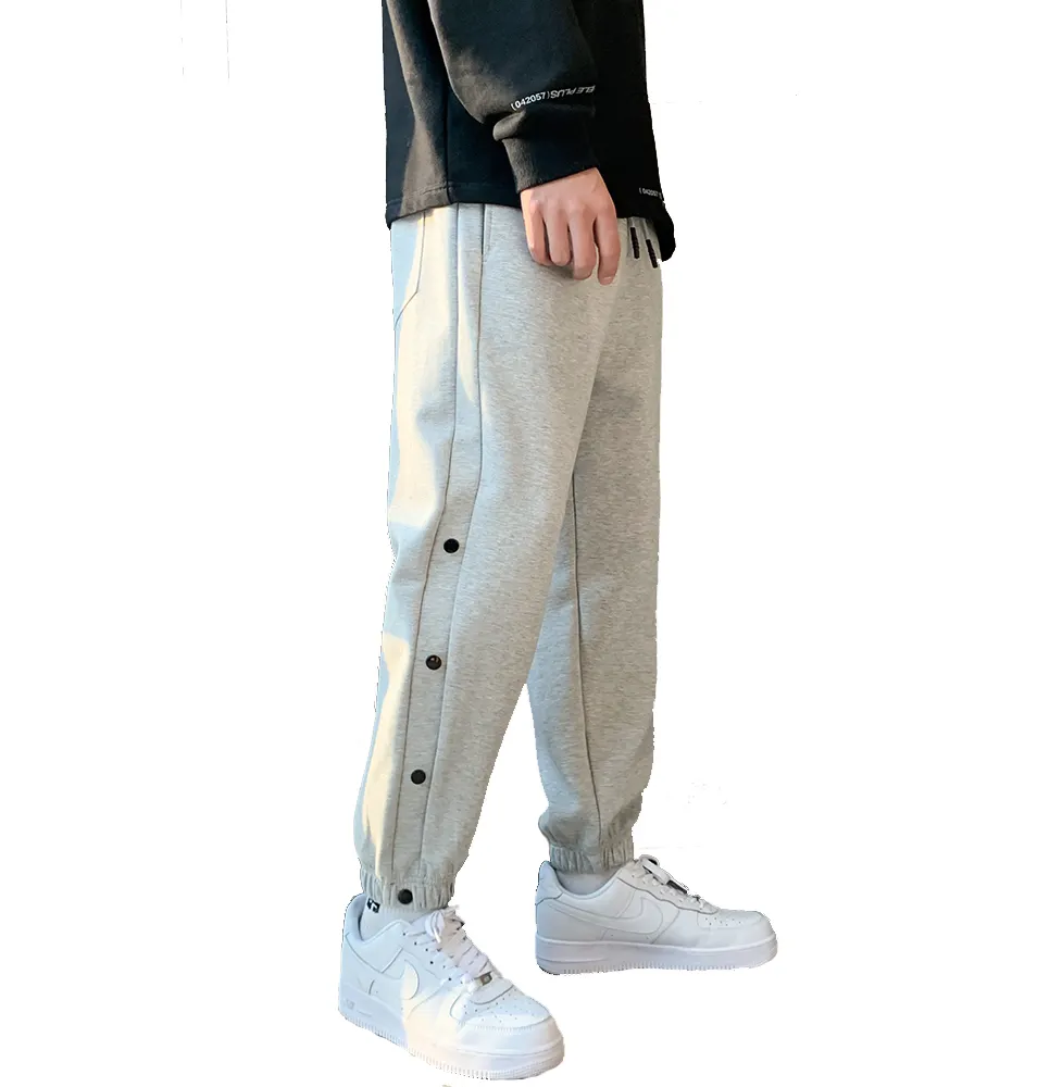 Mens Joggers Casual Pants Fitness Men Sportswear Tracksuit Bottoms Skinny Sweatpants Trousers Grey Gyms Joggers Track Pants