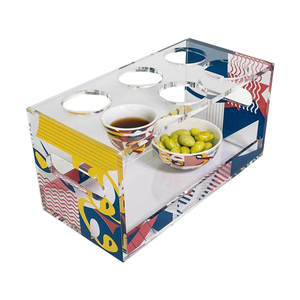 Arabic phong cách tùy chỉnh <span class=keywords><strong>Tabletop</strong></span> <span class=keywords><strong>Acrylic</strong></span> cup đứng rõ ràng màu sắc sang trọng nhà máy bán buôn hiển thị cuốn sách - Product Image 1