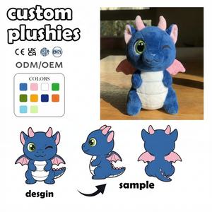 Peluches personnalisées avec logo, jouets en peluche, chat rose vif avec <span class=keywords><strong>gilet</strong></span>, fourrure moelleuse, dents de loup ludiques, poupée animale en peluche, doublure en <span class=keywords><strong>maille</strong></span>, unisexe, pour anniversaire - Product Image 5