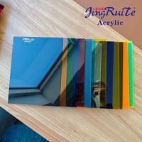 Plaques en acrylique PMMA translucide noir de marque Jingruite, tailles personnalisées 6,7 pi x 10 pi, 8 pi x 4 pi, 4 pi x 6 pi, pour gravure/découpe/pliage