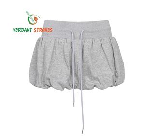 Verdant Strokes Personnalisation modulaire Ensembles <span class=keywords><strong>de</strong></span> sport courts pour femmes Tricots d'hiver pour femmes Pantalons courts - Product Image 1