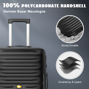 MGB High Quality 20 Inch PC Material <strong>Suitcase</strong> Modern Design with Spinner Caster Lightweight for Travel and Vacation - Product Image 2