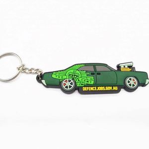 100% Eco-friendly Material Promotional Souvenir Customized PVC Car Keychains As Advertising Gifts - Product Image 1