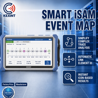 KEXINT Série AE3100 OTDR portable 1310/1550nm 30/28dB Testeur de fibre optique à écran tactile 7 pouces avec VFL OLS OPM Carte d'événements ISAM
