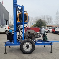 Foreuse Agricole Miniature 200m pour Puits d'Eau, Machine de Forage de Puits Profonds
