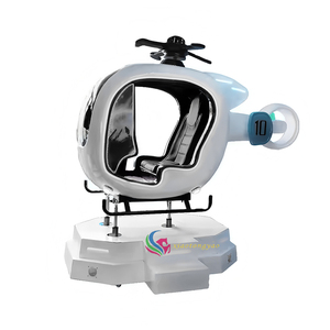 Sân chơi trong nhà <span class=keywords><strong>3D</strong></span> VR Trò chơi giao diện điều khiển 360 quay Máy bay trực thăng & máy bay nhỏ VR chuyến bay giả lập cho trẻ em - Product Image 4