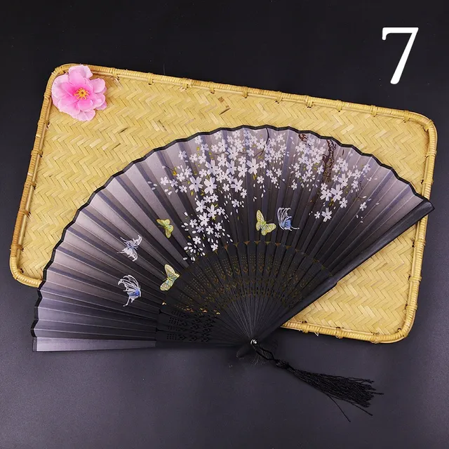Bamboo Hand Fan Fold Handheld Decorative Wedding Party Store House Portable Hand Fan