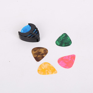 Guitar Pick Box Colorful Adhesive Heart Shape ABS Material For Musical Instruments - Product Image 2
