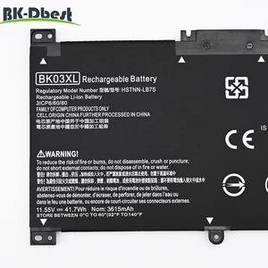 Batterie d'ordinateur portable 11,55 V <span class=keywords><strong>BK03XL</strong></span> pour HP Pavilion X360 Convertible PC 14 14m 14-BA000 14m-ba011dx BA100 BA001NS BA165TX BA082TX - Product Image 2