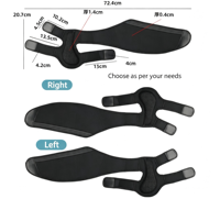 Orthèse de cheville avec soutien de la voûte plantaire pour pied tombant, correction du pied et soutien pour l'instabilité des membres inférieurs en cas de lésion de la moelle épinière, personnalisation du logo acceptée