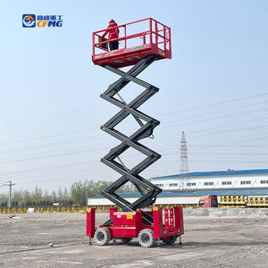Tijera vertical autopropulsada operada por aire exterior todo terreno electrónica vehículo hombre ascensor <span class=keywords><strong>alquiler</strong></span> China - Product Image 2