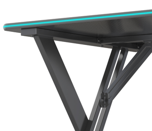 V-gắn kết VM-GT04-D RGB LED ánh sáng bền Gamer máy tính bàn có thể gập lại bằng gỗ thiết kế kim loại cho nhà/văn phòng/phòng máy tính chơi game - Product Image 5