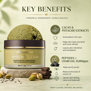 Private Label Pore Tightening Clay Mask Peptide Deep Cleansing Sebum Control <strong>Blackhead</strong> <strong>Removal</strong> Professional Skin Care <strong>Cream</strong> - Product Image 5