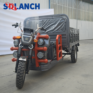 Трехколесный Электрический трехколесный мотоцикл для грузовых автомобилей, пассажирский фургон и грузовик, такси, Китай, с открытым кузовом, напряжение 60 В - Product Image 3