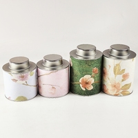 Boîte hermétique en métal pour le stockage de collations, de thé et de café, avec couvercle