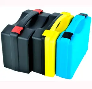 Customized Color Injection Mold Hard Plastic Tool Carrying Case Handy Case With Sponge And EVA Foam