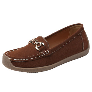 Nuevos Mocasines <span class=keywords><strong>Tods</strong></span> para Mujer, Estilo Slip-On, Cómodos, con Suela de Goma Suave, Decoración de Cadena, Talla Grande, <span class=keywords><strong>Zapatos</strong></span> para Mamá - Product Image 5
