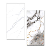 Carreaux de marbre de luxe 600*1200mm carreaux de porcelaine en céramique polie pour salle de bain Villa hall de l'hôtel sol de salon moderne de grande taille