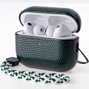 Funda Protectora Suave con Diseño de Lagarto para Auriculares Inalámbricos <span class=keywords><strong>Bluetooth</strong></span> <span class=keywords><strong>AirPods</strong></span> Pro 3 - Product Image 1