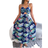 Robe d'été vintage Boho Floral Casual Dress for Ladies Women's Bohemian Beach Dress Eco-Friendly Breathable Spandex Washable ODM
