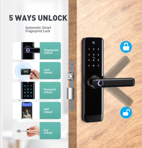 Sécurité électrique de haute qualité empreinte digitale porte extérieure intelligente Tuya <span class=keywords><strong>interphone</strong></span> vidéo serrure intelligente - Product Image 2