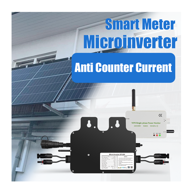 EU Stock 800W 700W 600W Micro Inverters for Solar Panels 230V DC to AC Solar Inverter Anti Counter Current Three Phase Output