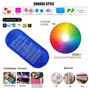 Compresas de Gel Reutilizables y No Tóxicas para Esguinces, Cuidado de la Salud, con Logotipo Personalizado, Alivio Rápido del Dolor y Color Personalizado - Product Image 1