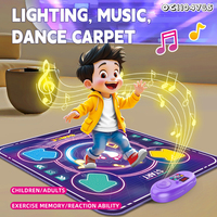 Produits pour les sports d'intérieur Tapis d'activité interactif sans fil portable électrique à led lumineux pour piste de danse Jeu pour discothèque avec musique