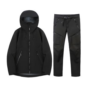 OEM Outdoor fabbrica personalizzata 3L leggera <span class=keywords><strong>giacca</strong></span> rigida da <span class=keywords><strong>uomo</strong></span> 10000mm impermeabile pantaloni da trekking Unisex riscaldamento di alta qualità - Product Image 1