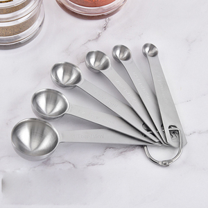 Lot de 6 cuillères doseuses en acier inoxydable écologiques avec échelle graduée pour assaisonnement et pâtisserie – Meilleures ventes en ligne en gros - Product Image 2