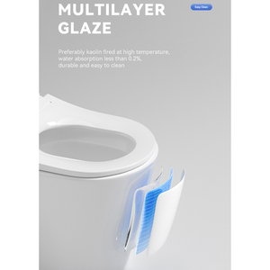 Wholesale <strong>Bathroom</strong> Accessories <strong>Floor</strong> <strong>Mounted</strong> Seat Heating Intelligent Toilet <strong>Bidet</strong> One Piece Ceramic Toilet - Product Image 6