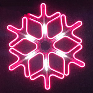 <span class=keywords><strong>ไฟ</strong></span>นีออน LED แบบเชือก สำหรับตกแต่งคริสต์มาส ภายในและภายนอกอาคาร กันน้ำ IP65 พลาสติก รูปแบบฝนตกดาวตก เกล็ดหิมะ <span class=keywords><strong>หลอด</strong></span>นีออน - Product Image 3