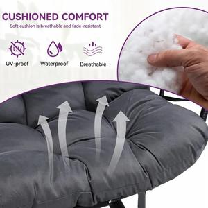 Soporte para silla colgante de ratán, moderno, elegante, para columpios de patio, balcón, patio, jardín, mecedora, hamaca, muebles para - Product Image 3